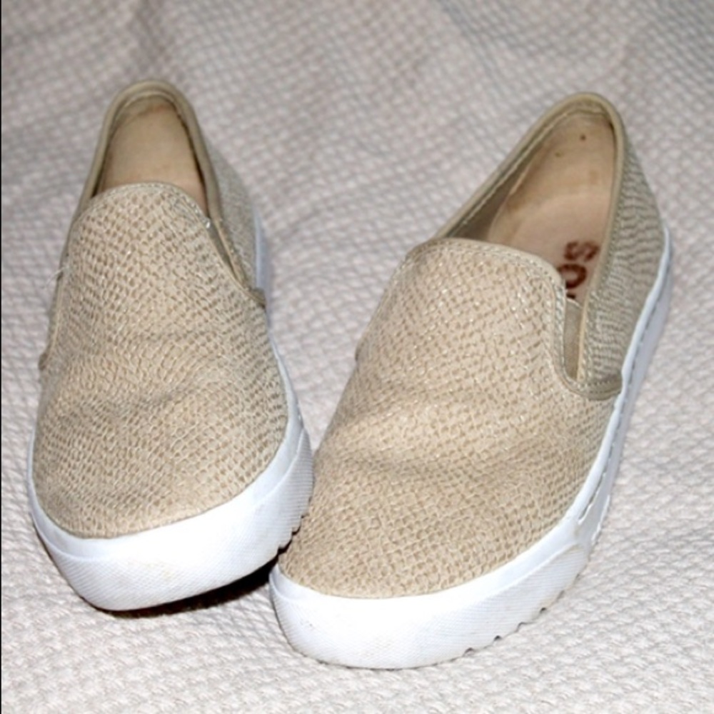 Sorel Snake Skin Tan Sneakers